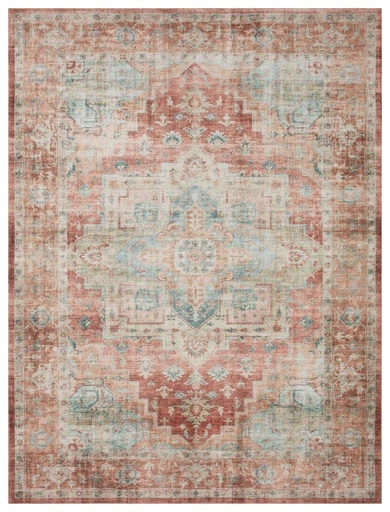 HEIDI HEI-01 TERRACOTTA / AQUA