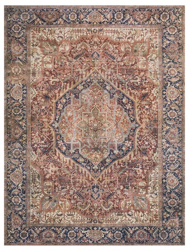 LAYLA LAY-08 RED / NAVY