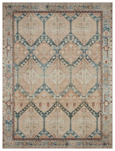 LENNA LEA-05 DENIM / SAND