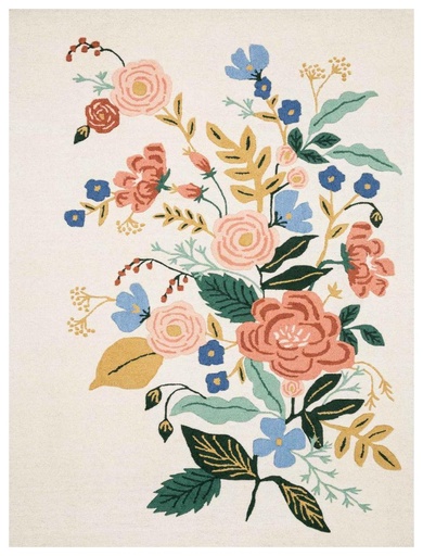 LES FLEURS LES-04 IVORY / MULTI