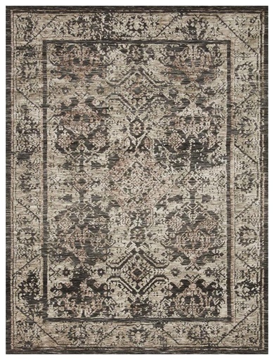 LINDSAY LIS-04 CHARCOAL / BEIGE