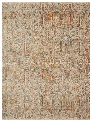 LOURDES LOU-05 IVORY / ORANGE