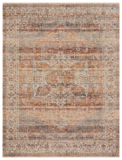 LOURDES LOU-07 TANGERINE / OCEAN