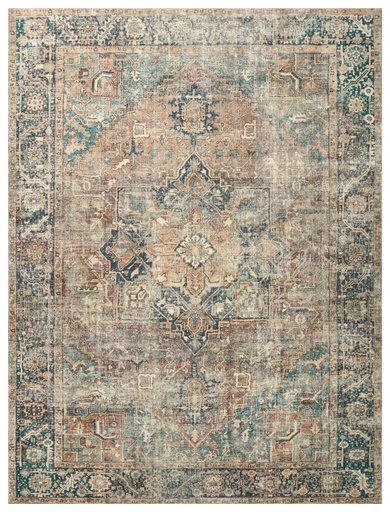 MARGOT MAT-02 TERRACOTTA / LAGOON